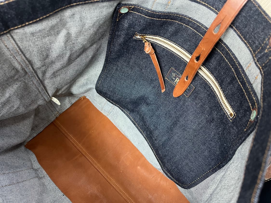 더블알엘 데님 토트백/숄더백/쇼퍼백 OS 상품이미지6