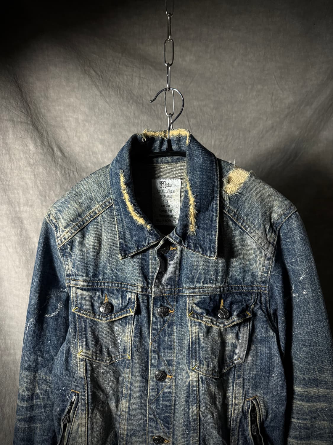 Midas Archive Distressed Denim Jacket 상품이미지4