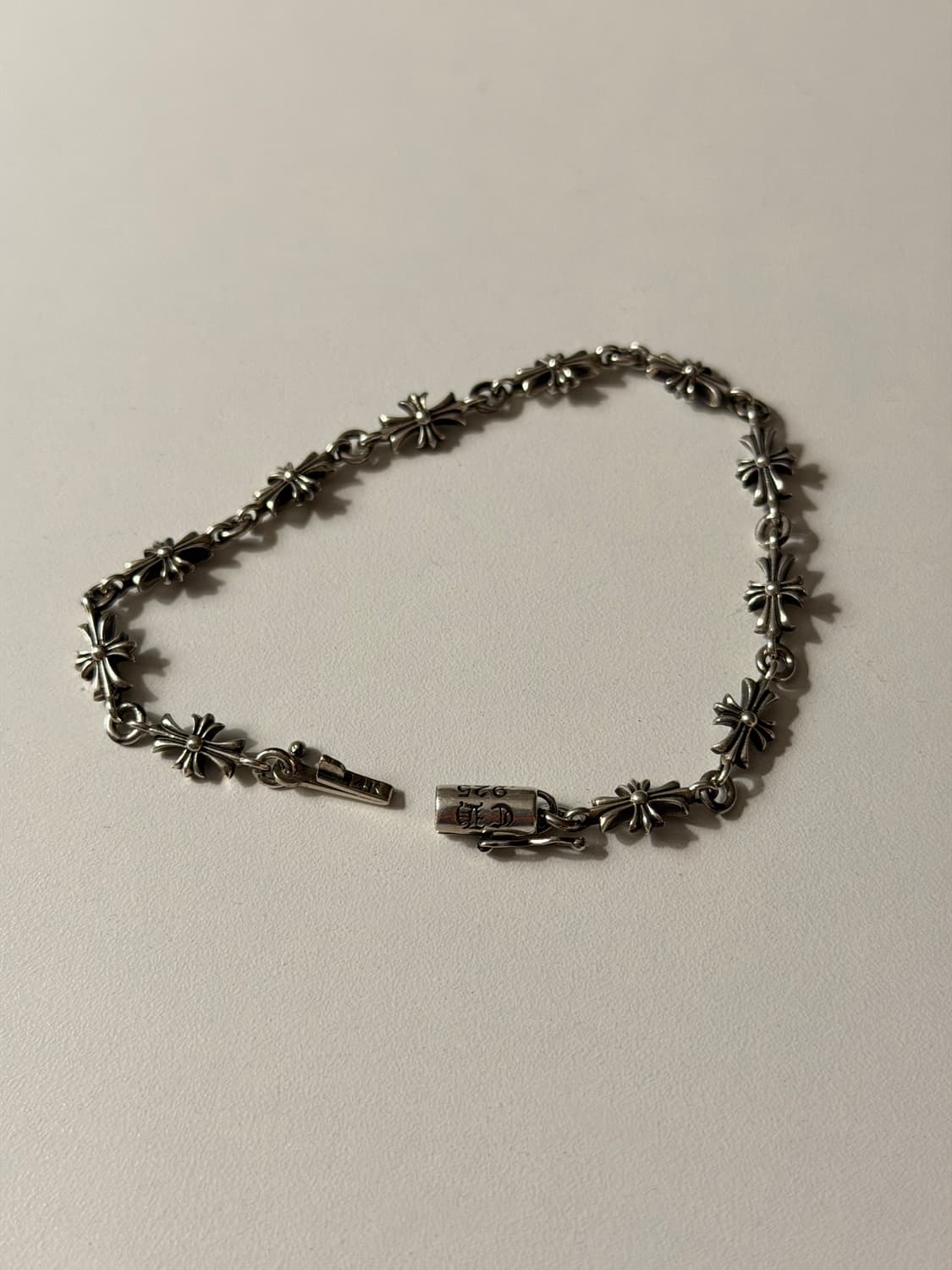 크롬 크로스 타이니 팔찌 925 실버 상품이미지1