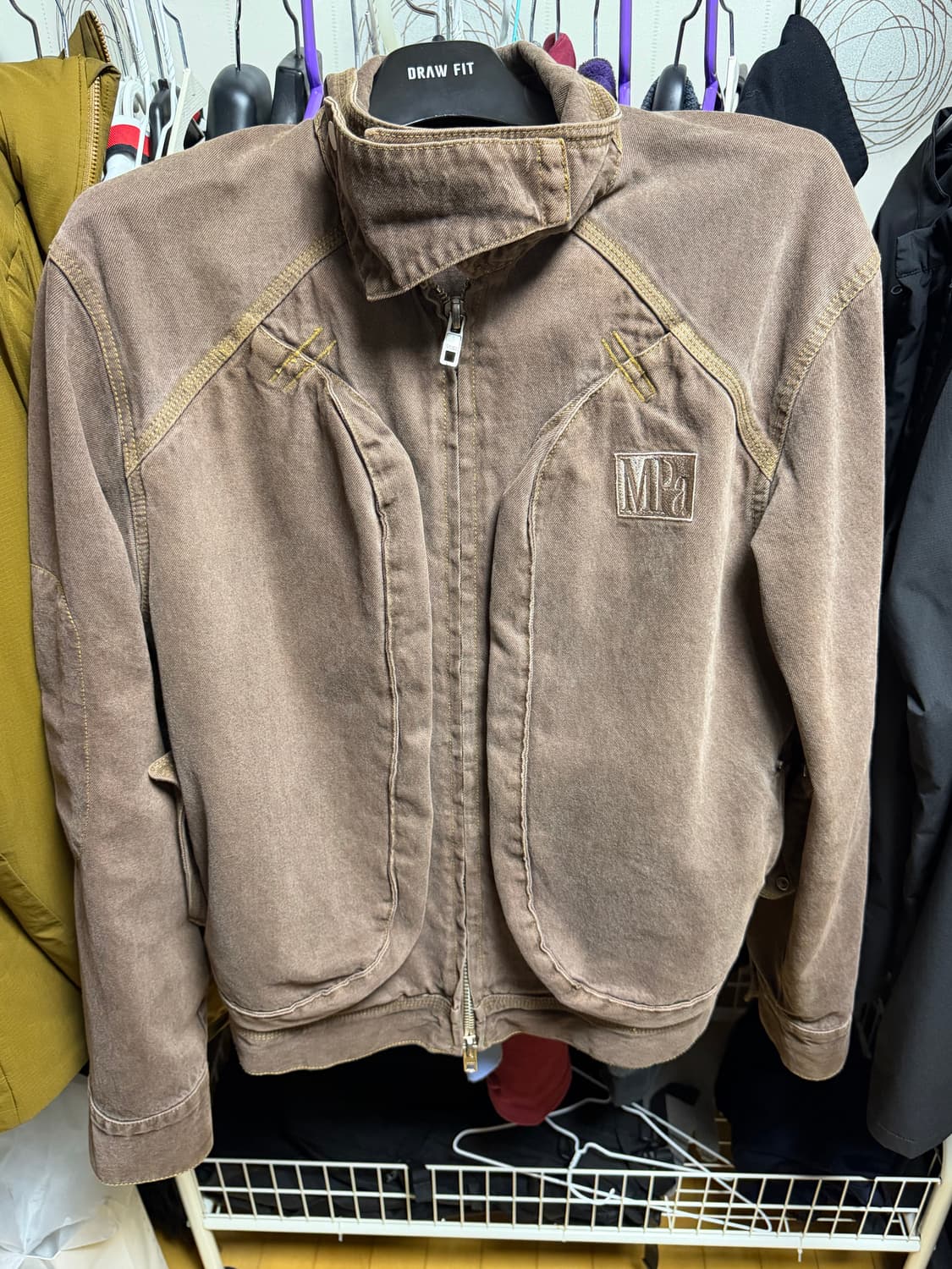 (L)3D Mods jacket(Brown) 상품이미지1