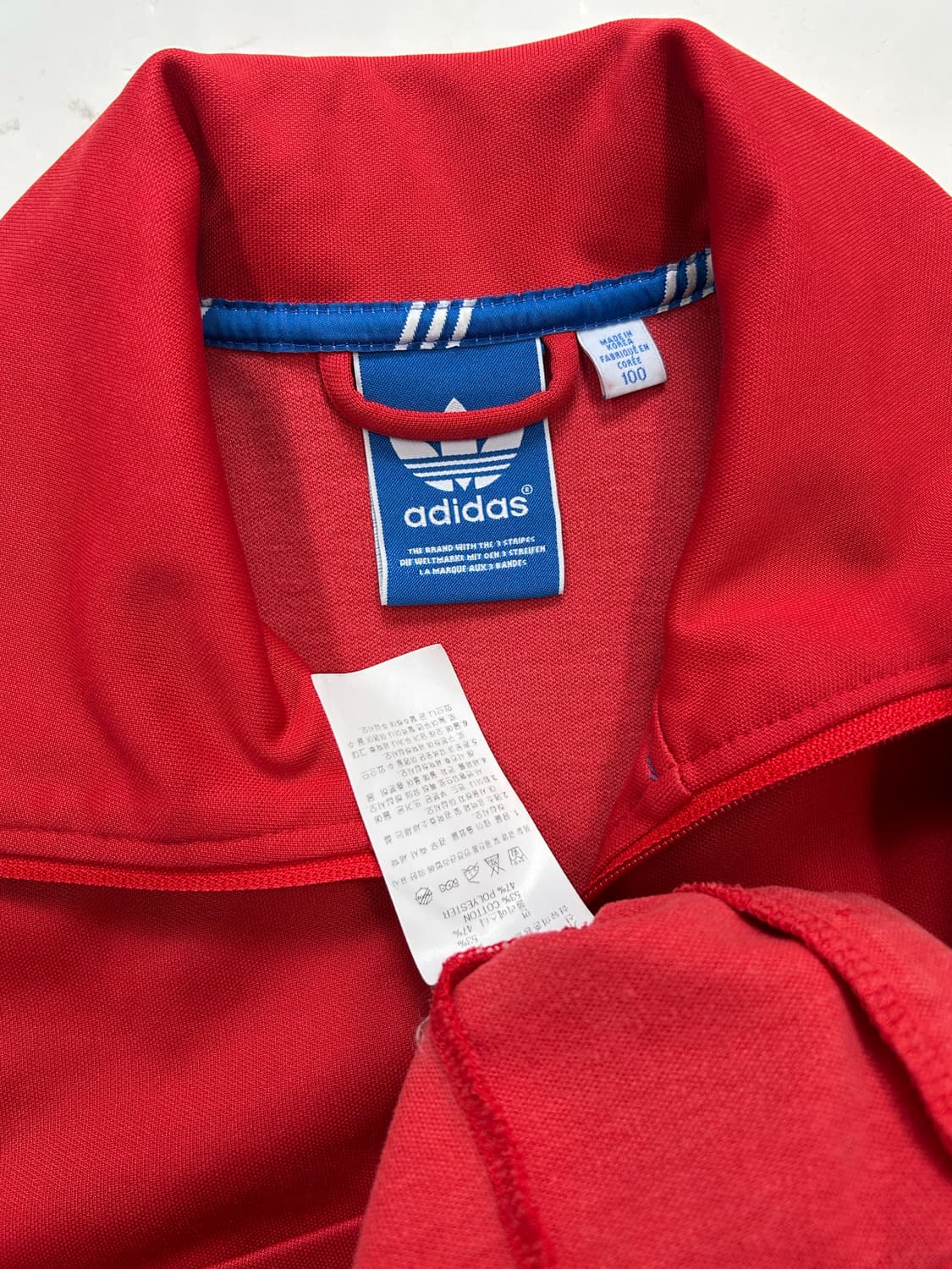아디다스 레드 유로파 트랙탑 져지 100 상품이미지6