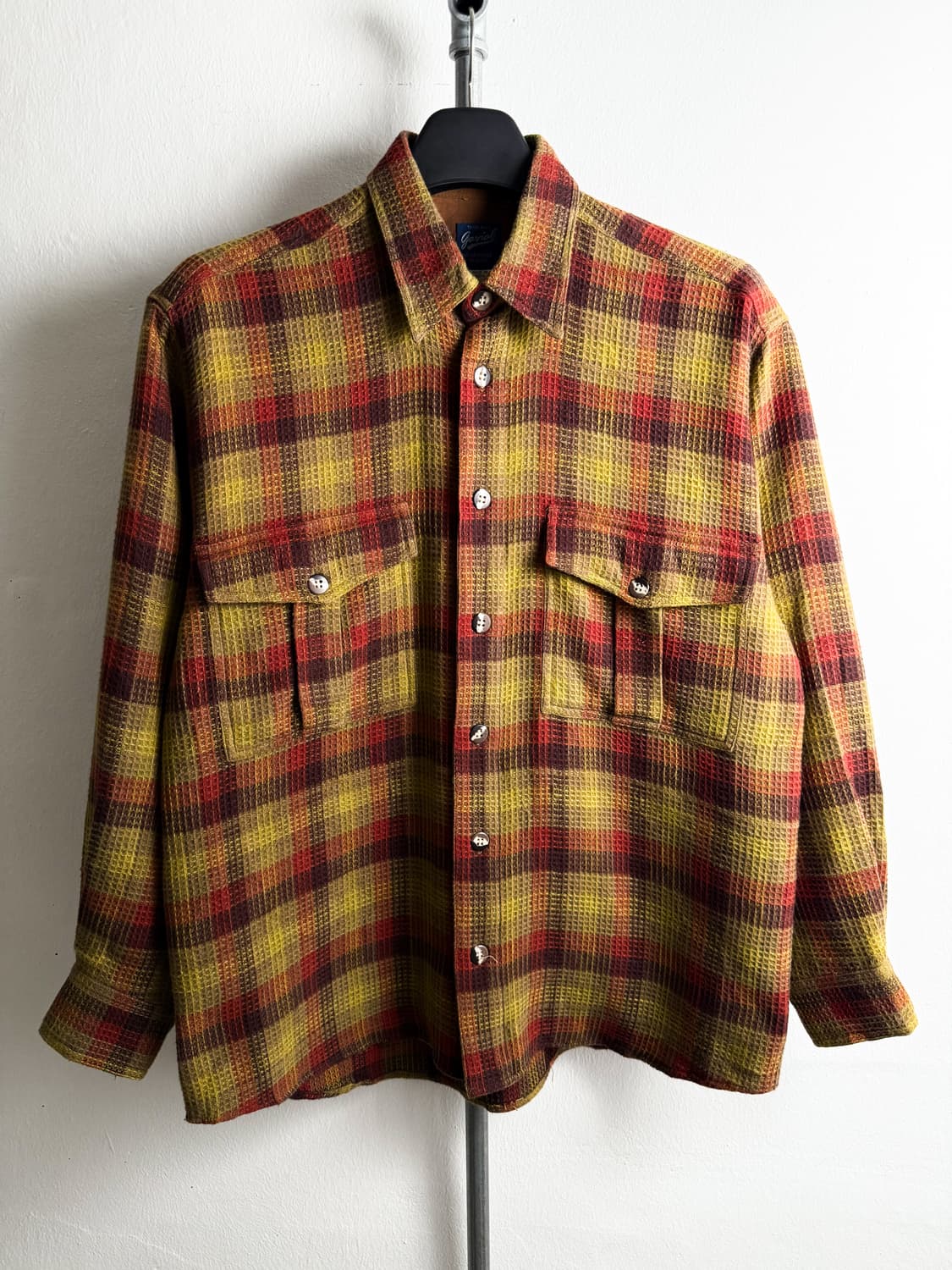 Vintage Gavial Cotton Check Shirt 상품이미지3