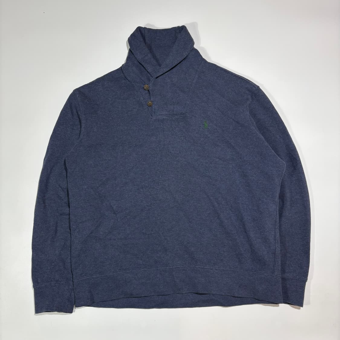 폴로랄프로렌 네이비 숄카라 니트 상품이미지1