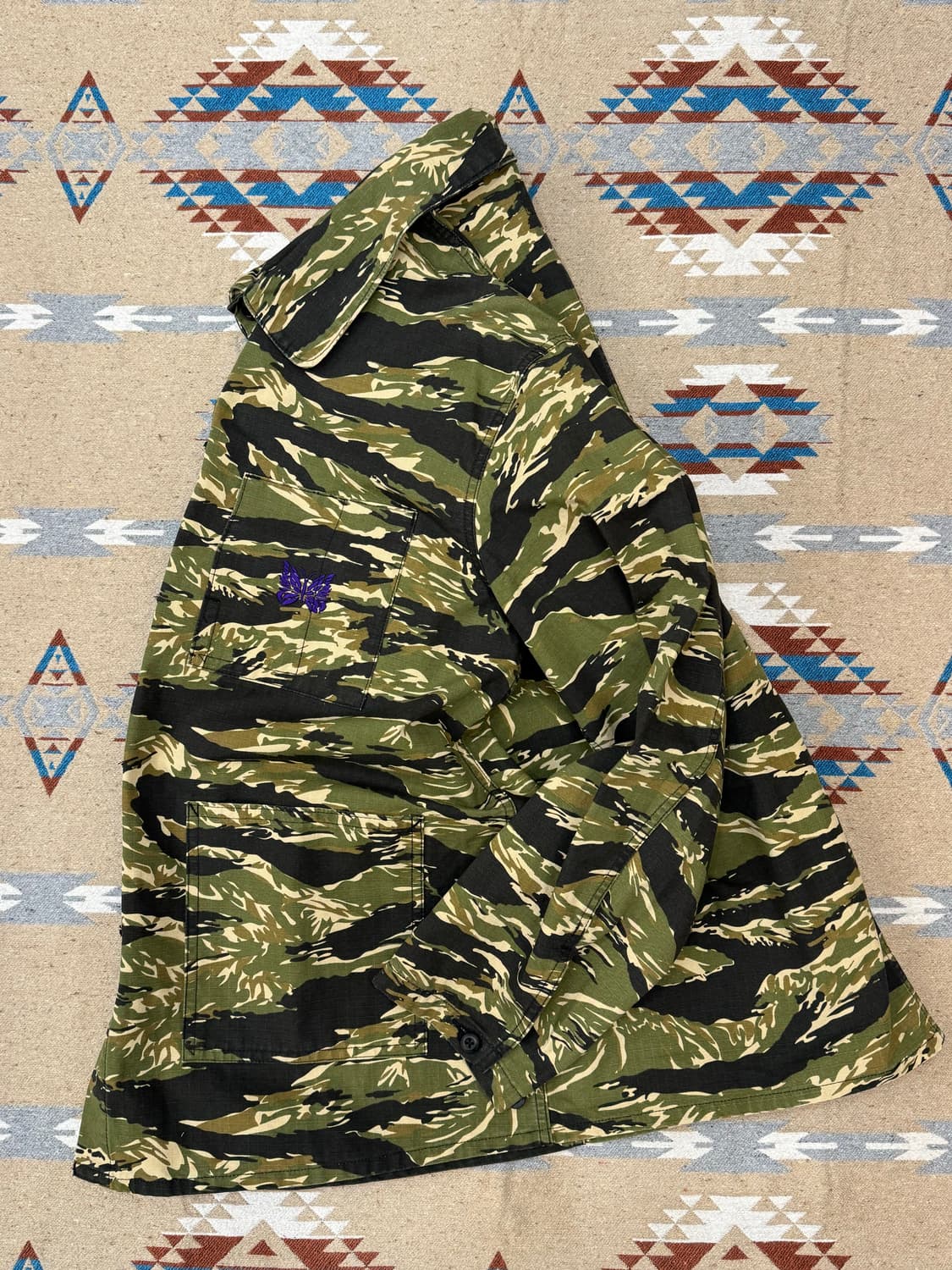 [M] 니들스 D.N 커버올 카모 플라쥬 초어 자켓  상품이미지7