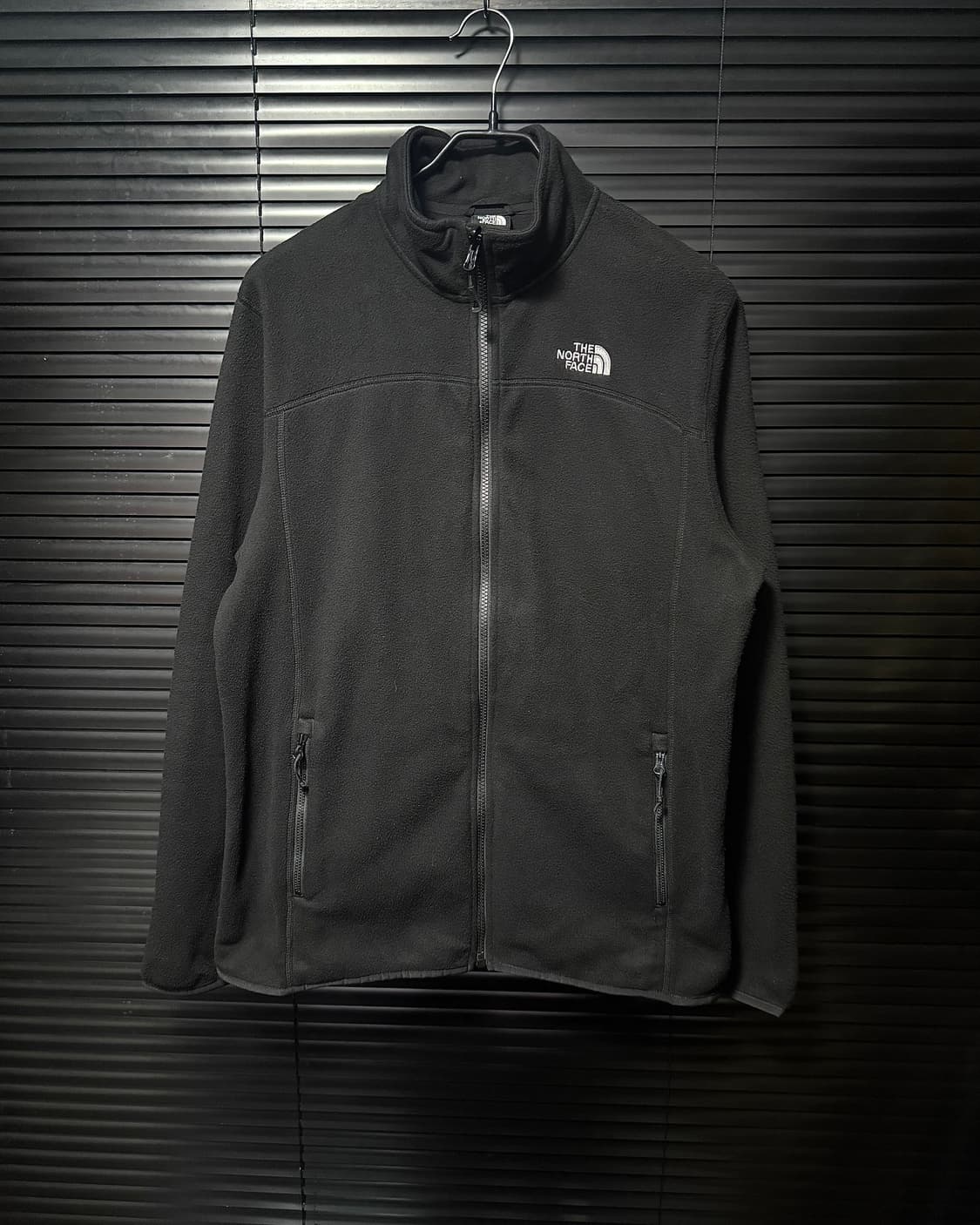 노스페이스 블랙 검정 후리스 플리스 집업 자켓 L 100 엄청 부드러움  상품이미지2
