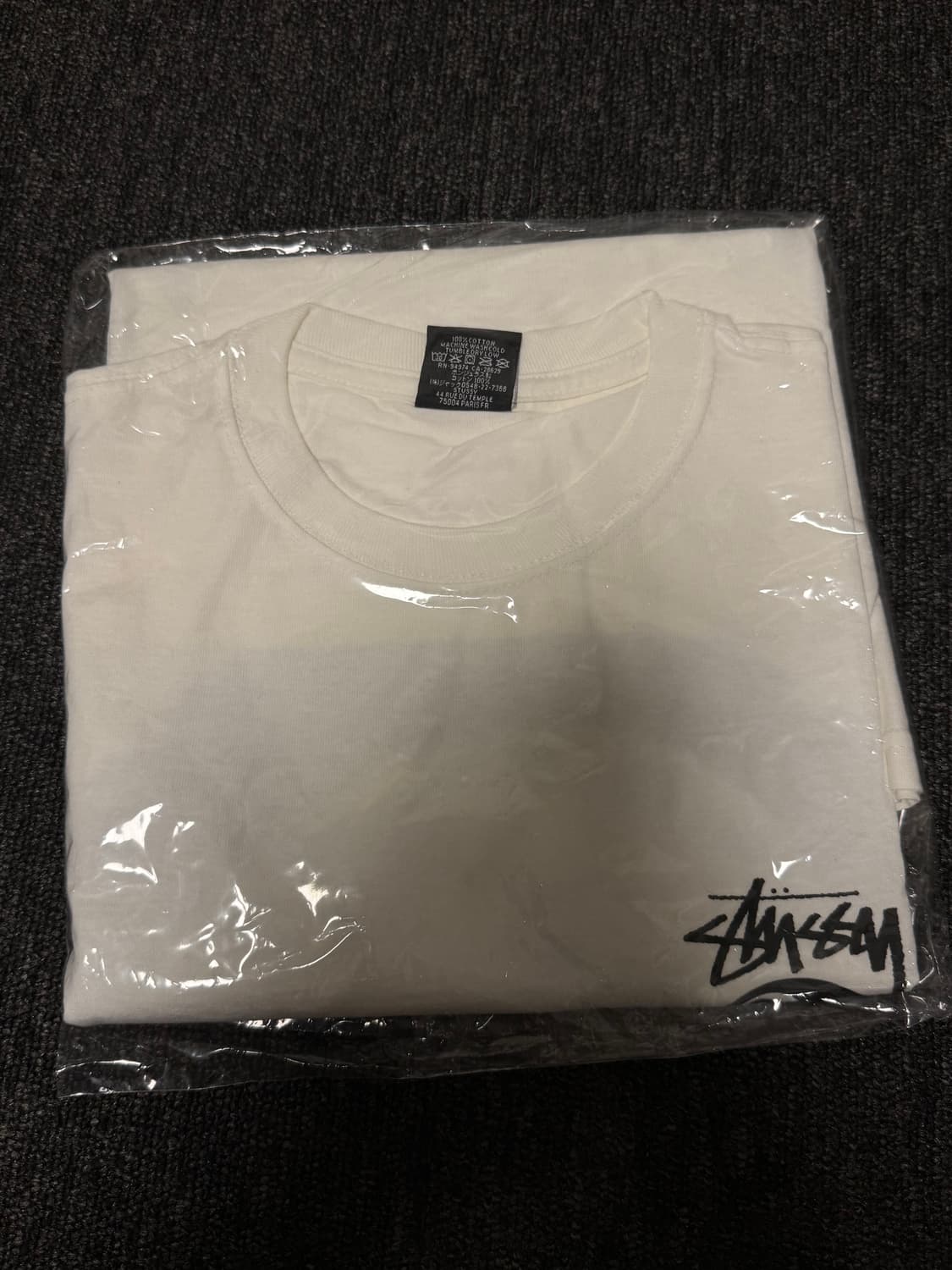 [M] 스투시 엑스레이 반팔 티셔츠 화이트 상품이미지2