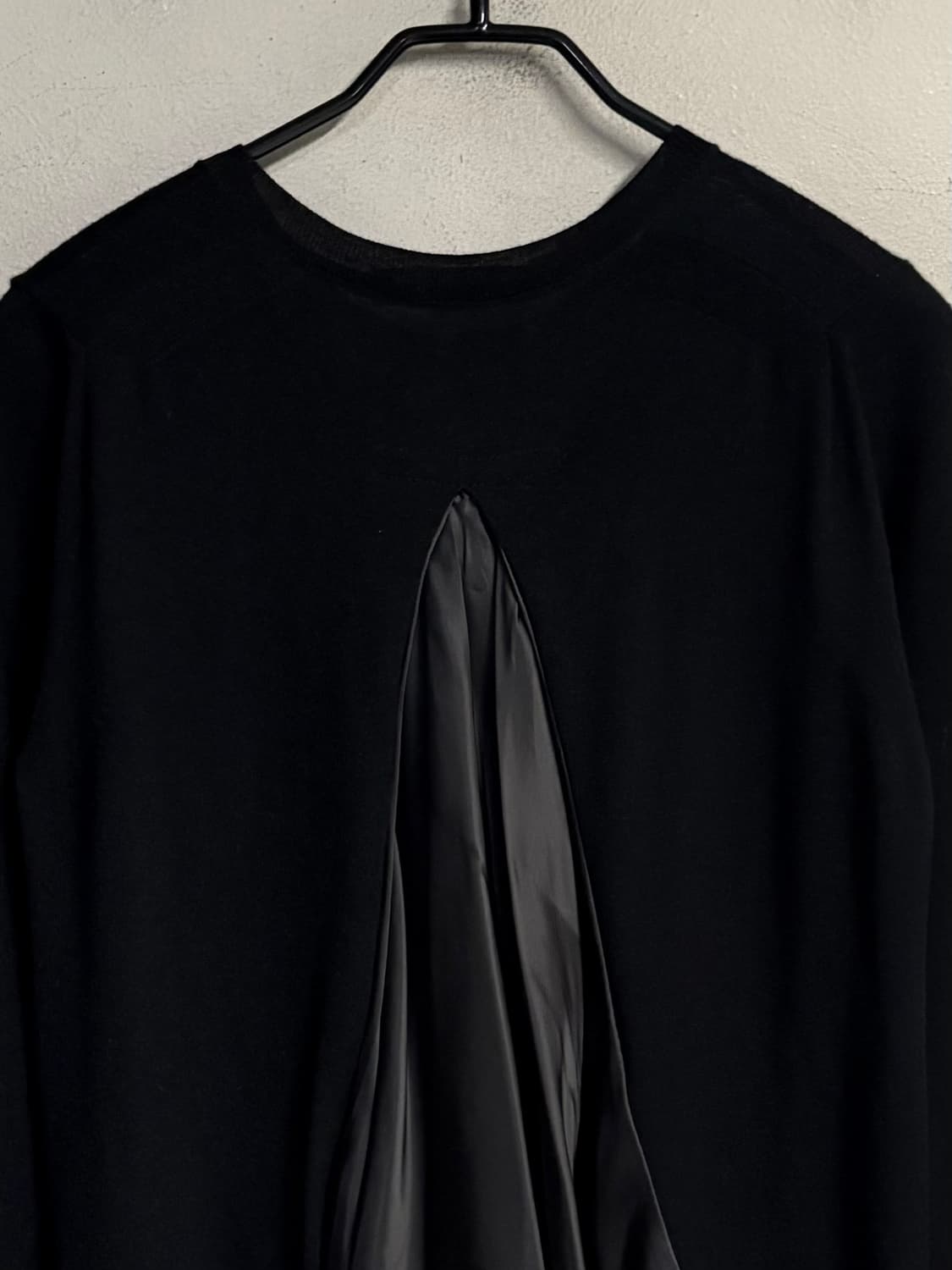 SACAI LUCK back pleats cardigan black 2 상품이미지5