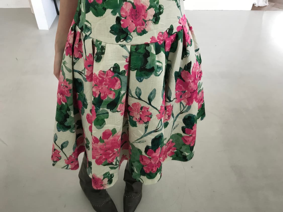 vintage pink pattern one-piece 상품이미지6