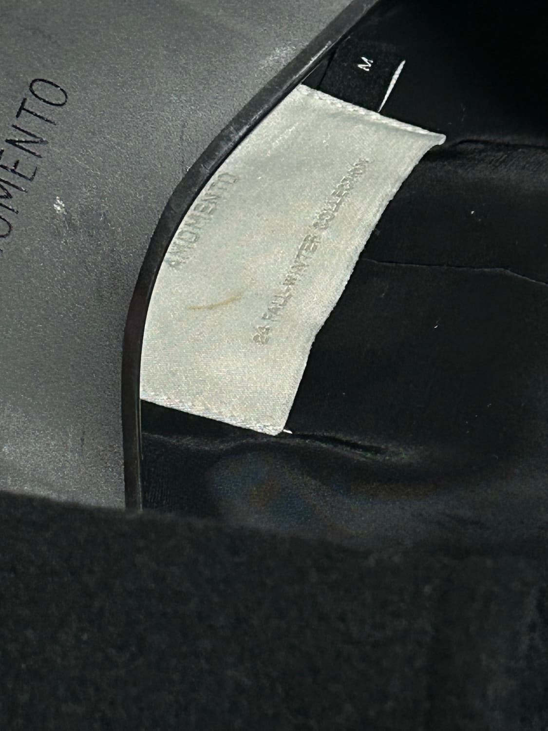 아모멘토 싱글 브레스트 롱 코트 블랙M 상품이미지3