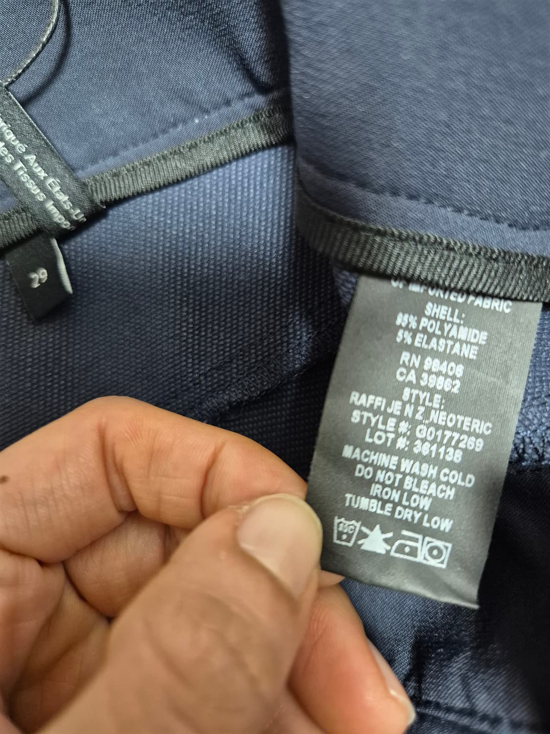 (새제품) 띠어리 팬츠 남성팬츠 스판바지 29 슬랙스 상품이미지7