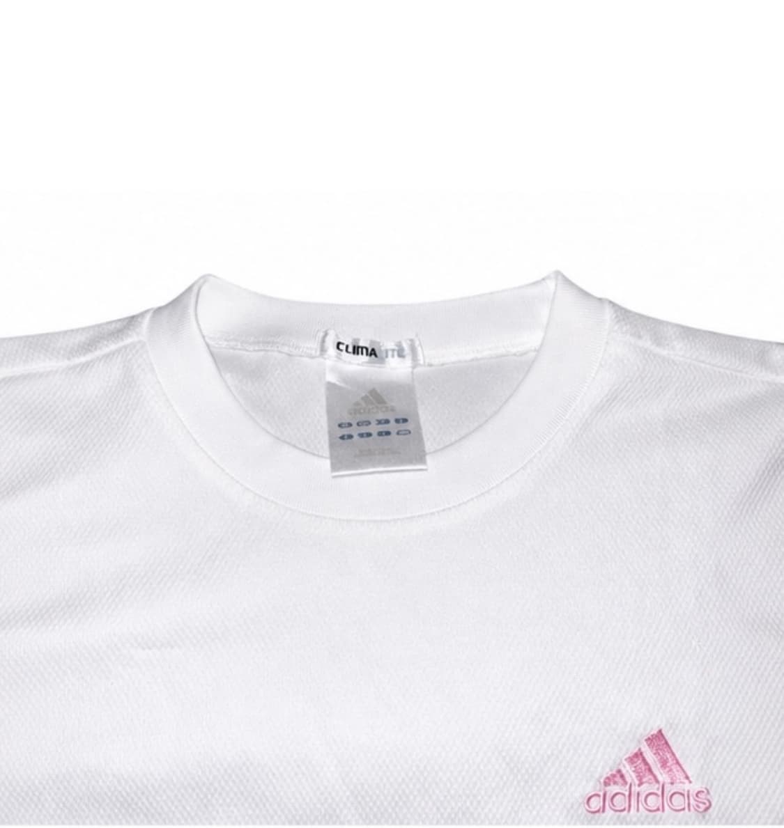 Adidas japan 아디다스 재팬 빈티지 핑크로고 upf 티셔츠 반팔 상품이미지3