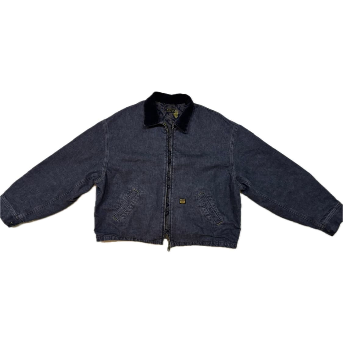 캐피탈 14온즈 데님 티백 드리즐러 자켓 블랙 키나리 4사이즈 상품이미지2