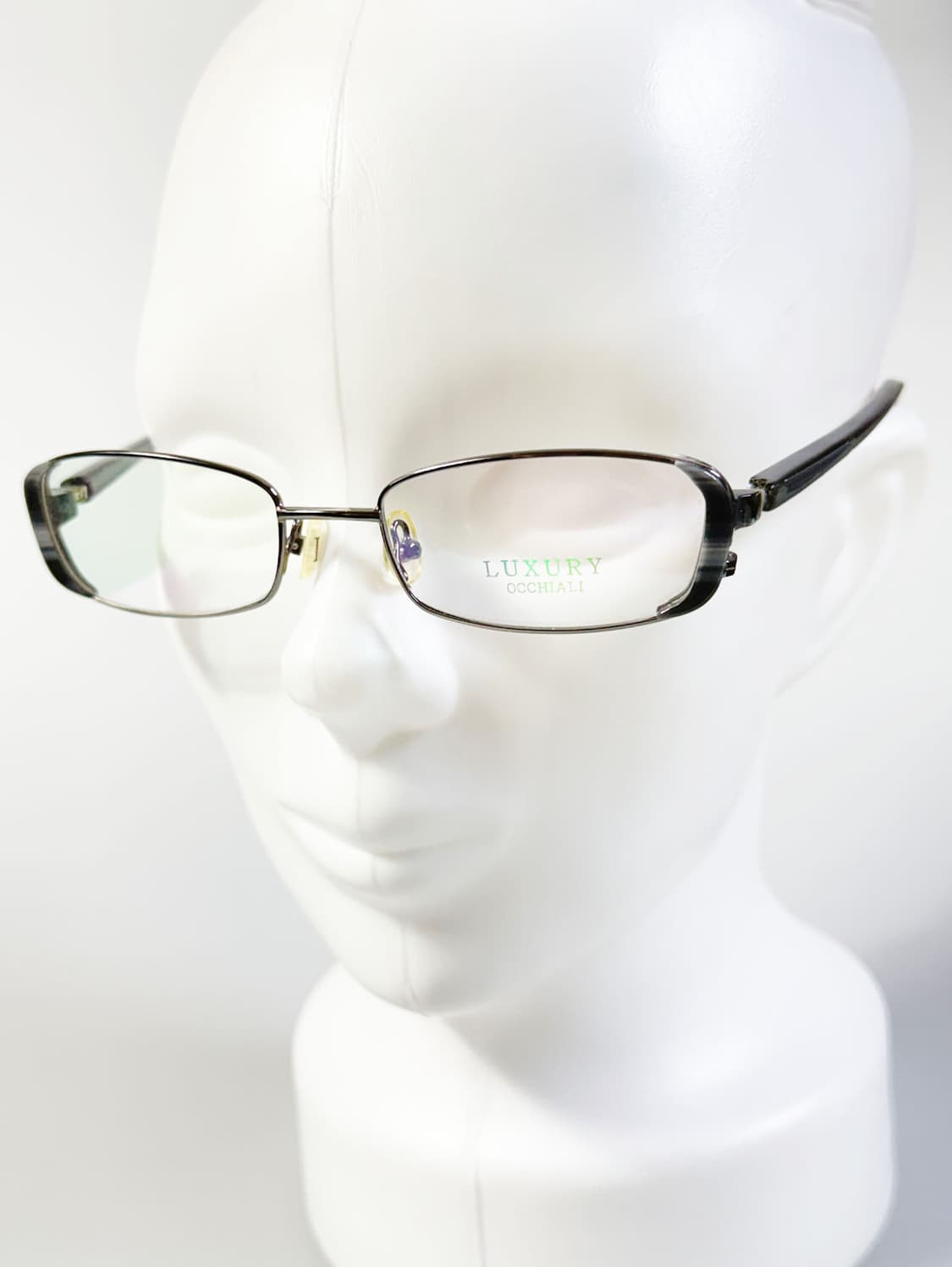 LUXURY OCCHIALI 건메탈 슬림 스퀘어 빈티지 안경 상품이미지8