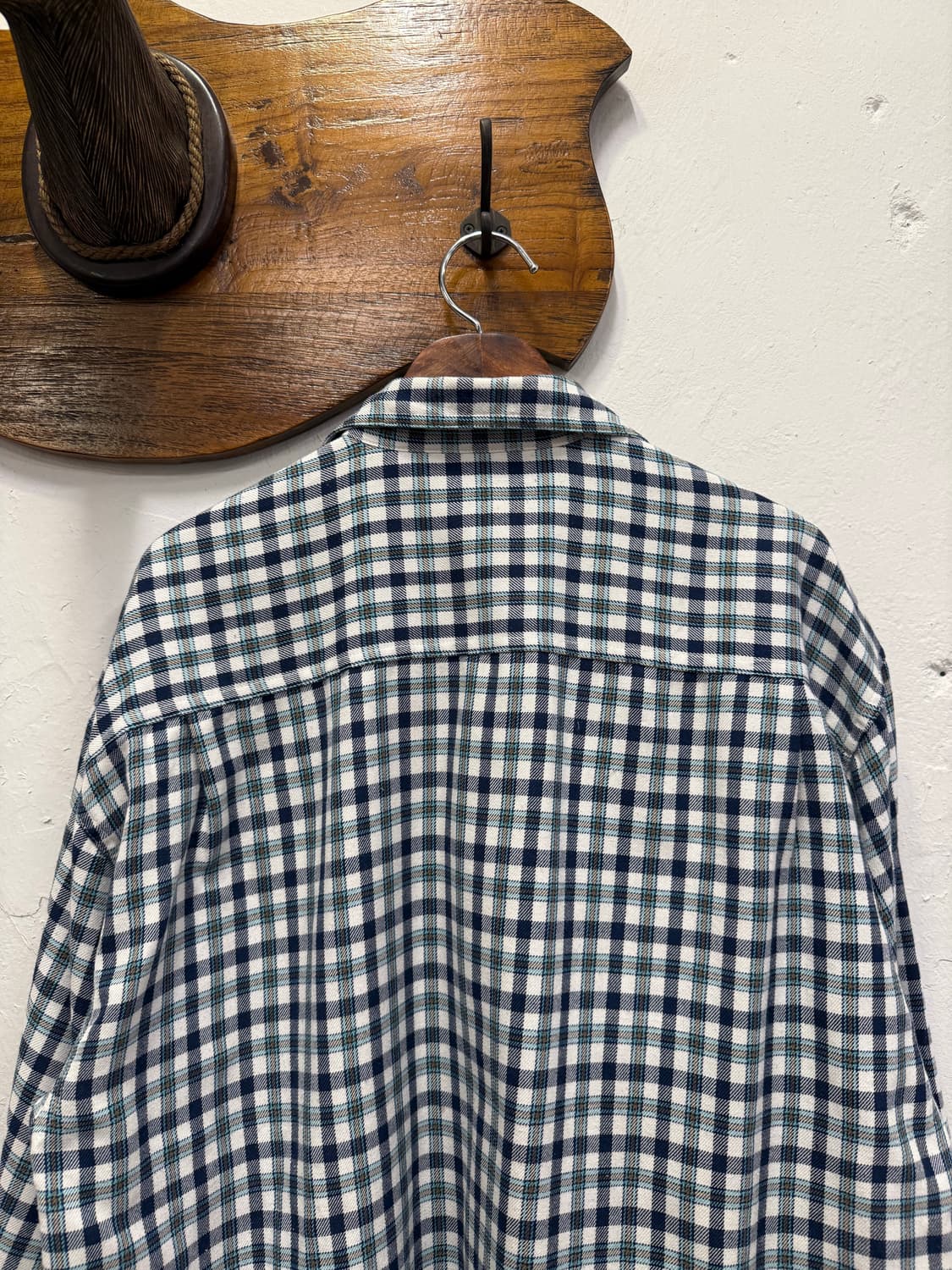 (L) OLD UNIQLO 유니클로 Vintage Check Shirt 상품이미지6