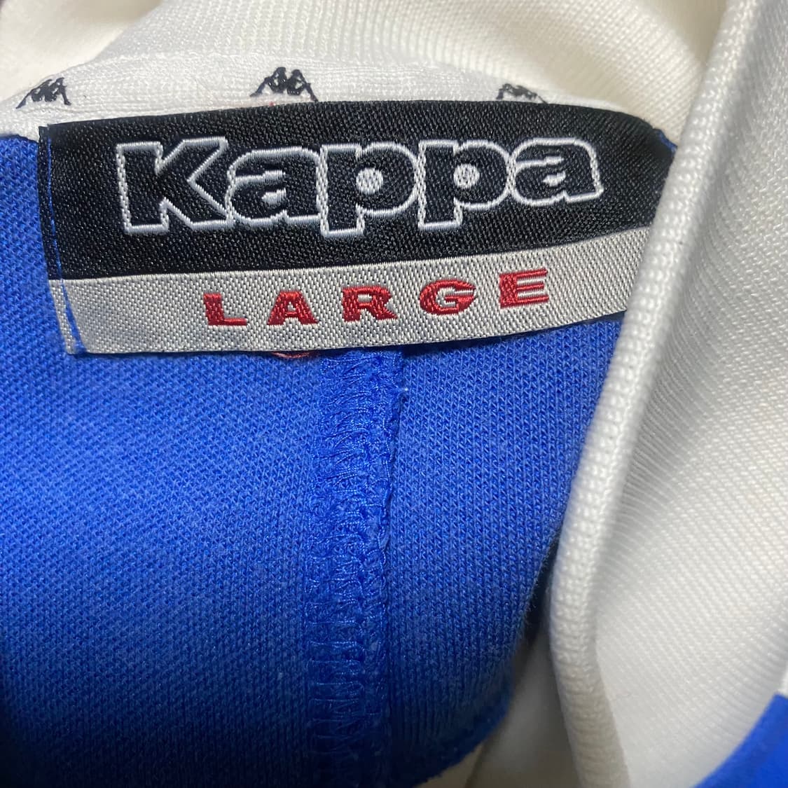 카파 00s 영국 백로고 화이트트랙탑져지 L 상품이미지4