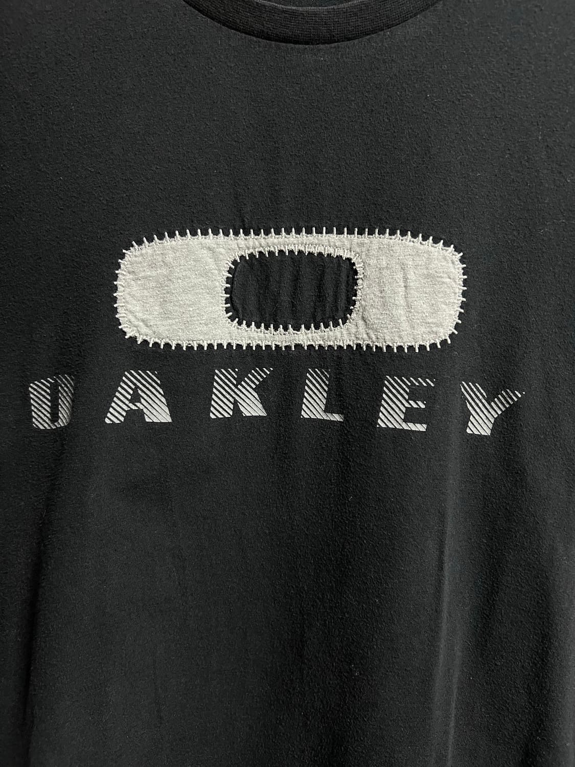 오클리 블랙 반팔 로고 티셔츠 상품이미지2