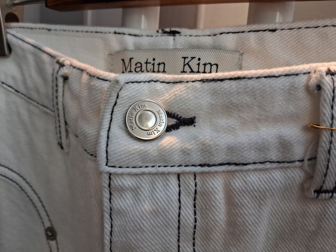 마뗑킴  정품 화이트팬츠 상품이미지2