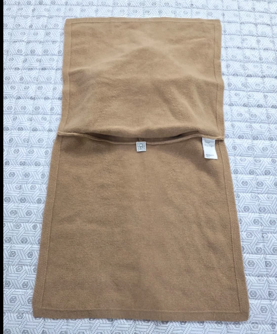 토템 한섬 울 캐시미어 후드 빕 케이프 상품이미지6