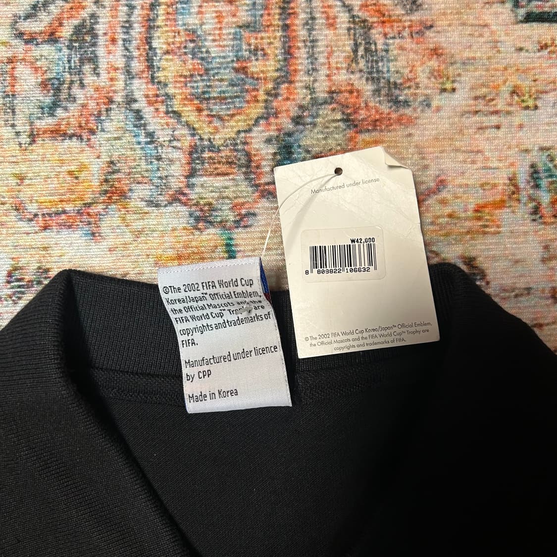 [2XL] 2002 한일 월드컵 오피셜 데드스탁 카라 반팔 상품이미지4