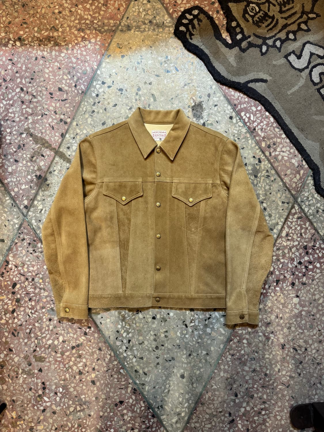 본쿠라 스웨이드 트러커 자켓 (38~40) 상품이미지1