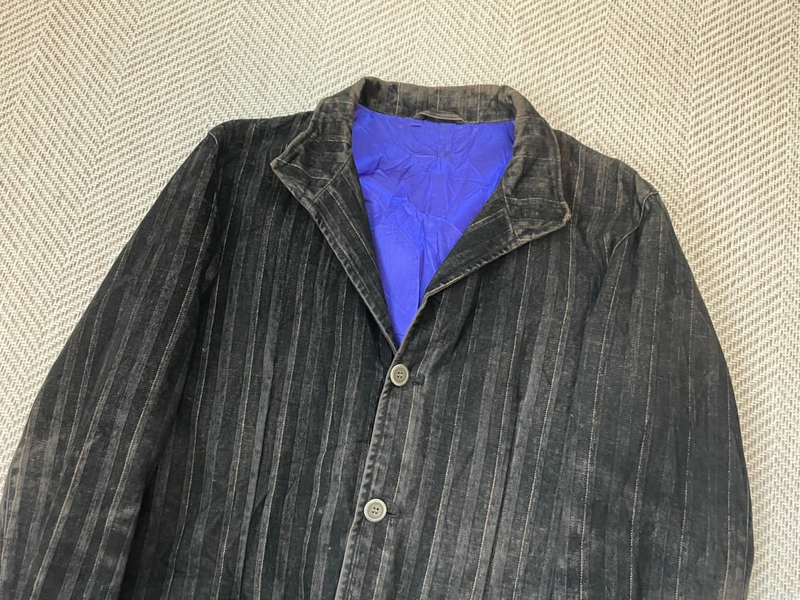 빈티지 스트라이프 코듀로이 벨티드 자켓 lgb y2k J03575 상품이미지7