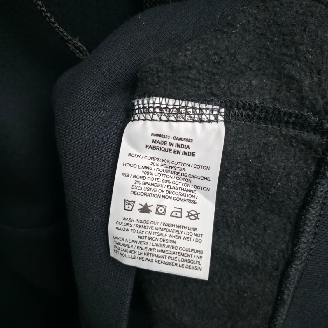 [M] 나이키 블랙 후드티 상품이미지5