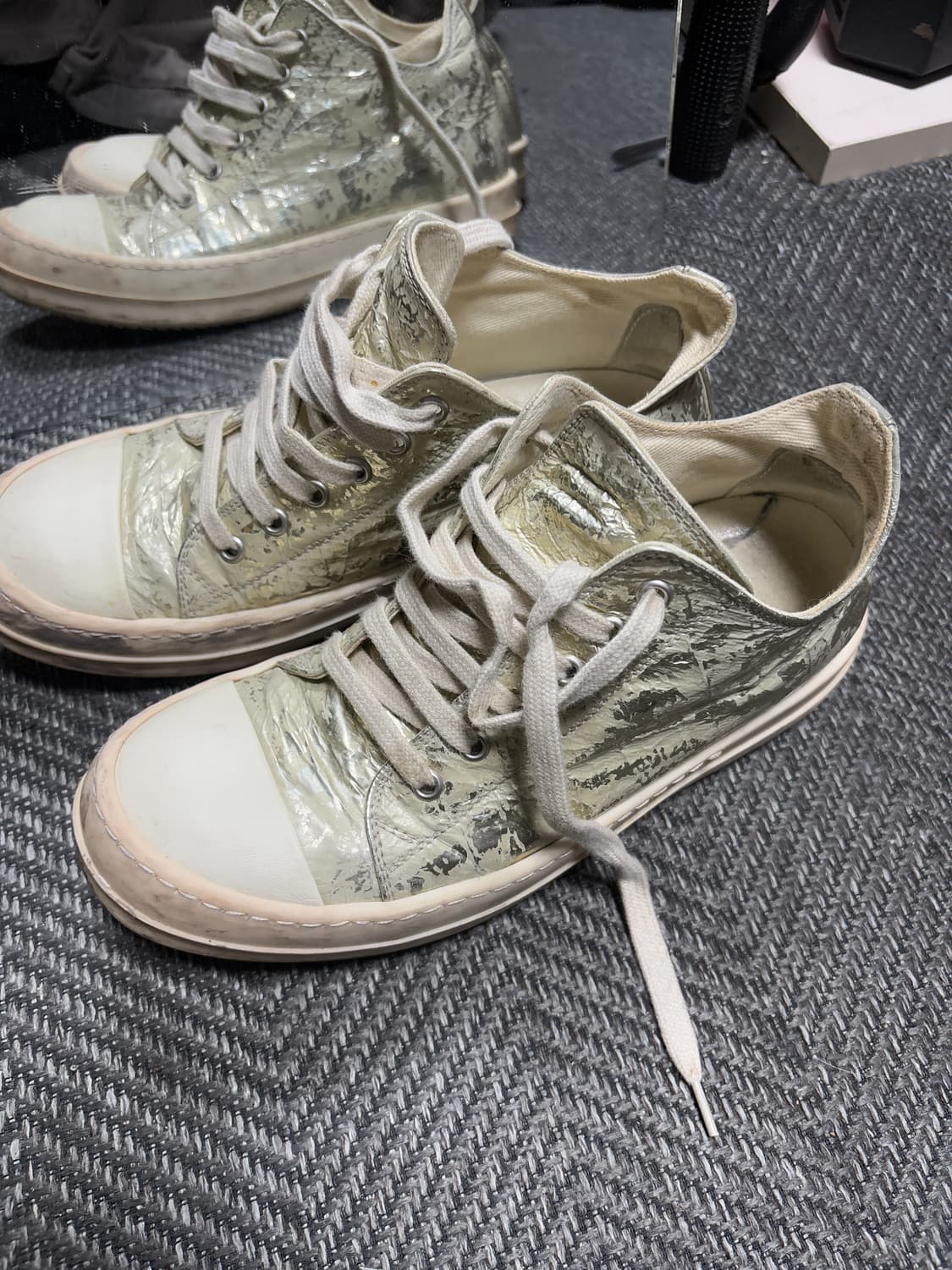 릭오웬스하이탑레더스니커즈 상품이미지1