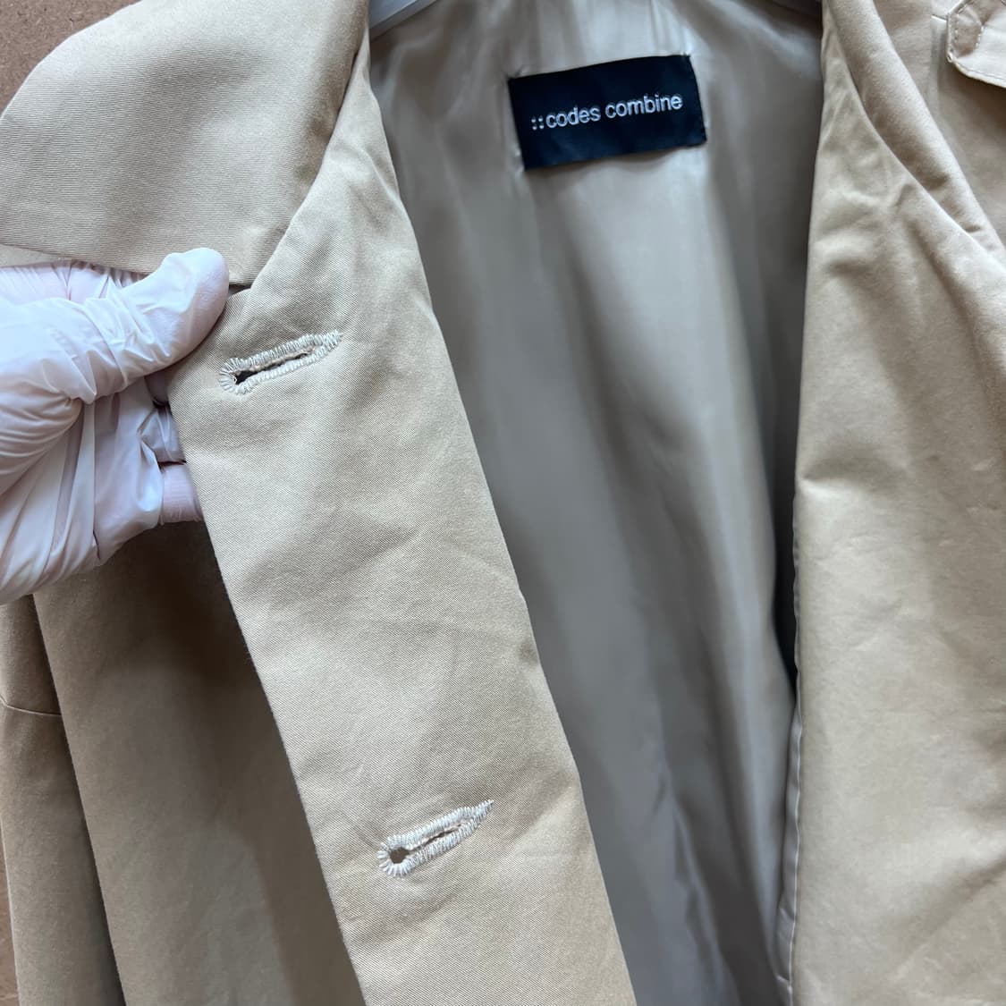 코데즈컴바인 숏 트렌치 자켓 상품이미지5