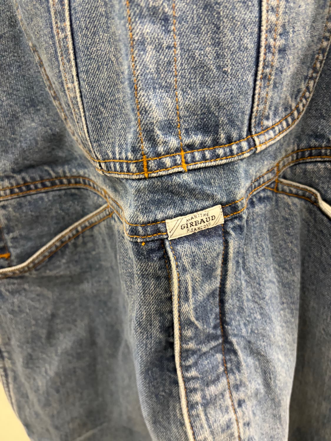 90s 마리떼프랑소와저버 데님 오버롤 상품이미지5