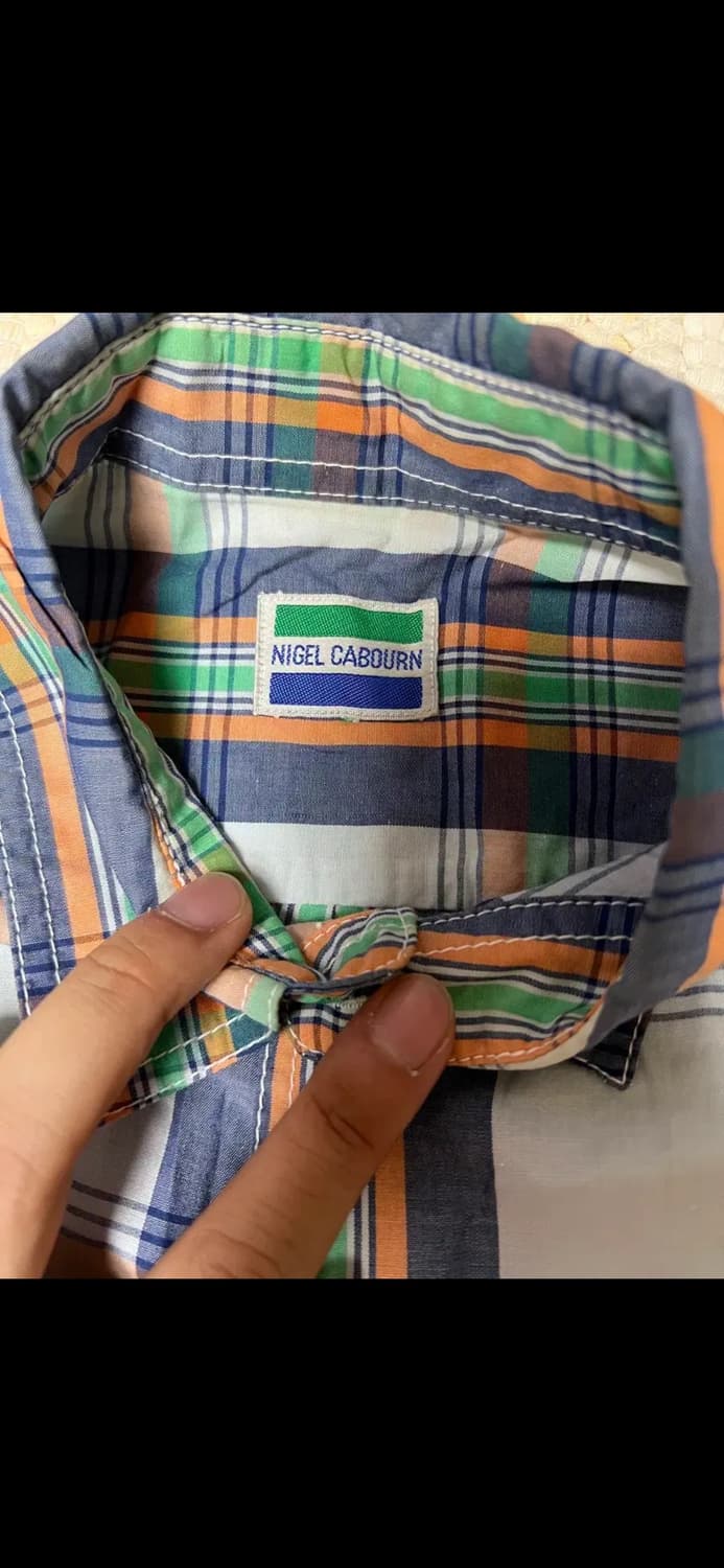 빈티지 나이젤카본 체크셔츠(100~103) 상품이미지3