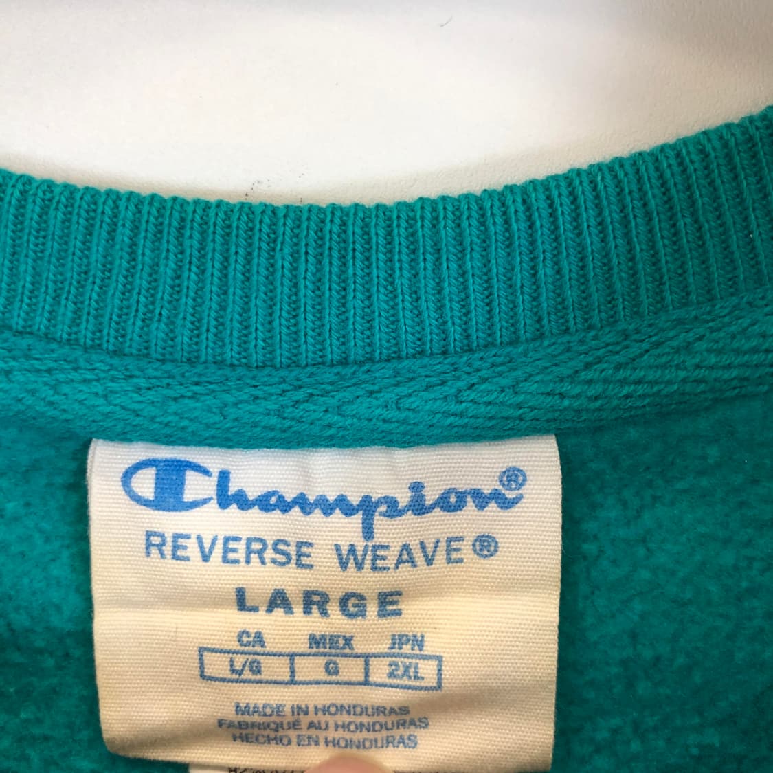 챔피온 리버스위 스웻셔츠 L 블루탭 상품이미지5