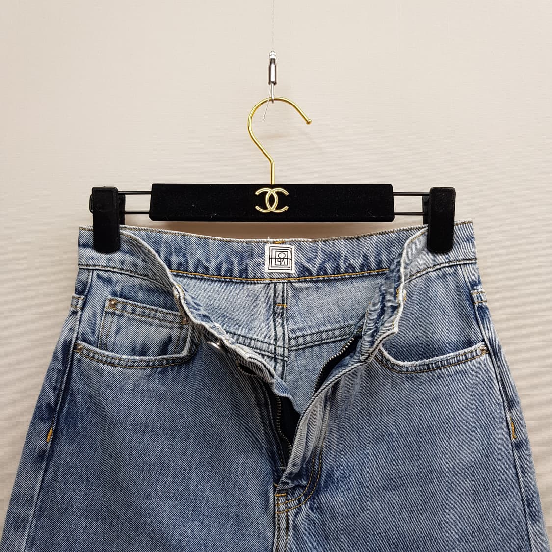 토템 워싱 데님 팬츠 스트레이트핏 (25/30) 상품이미지2