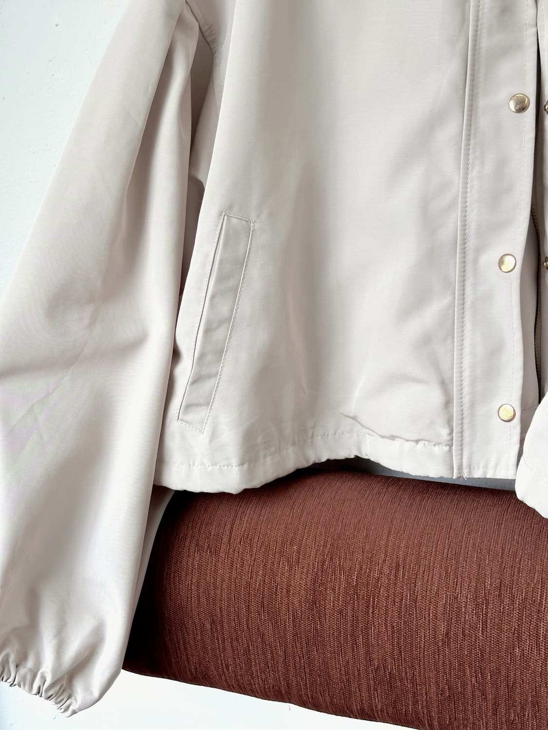 High count poly cropped wide parka 상품이미지8