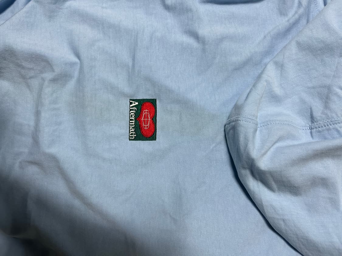 애프터매스 후드집업 스카이블루 상품이미지2