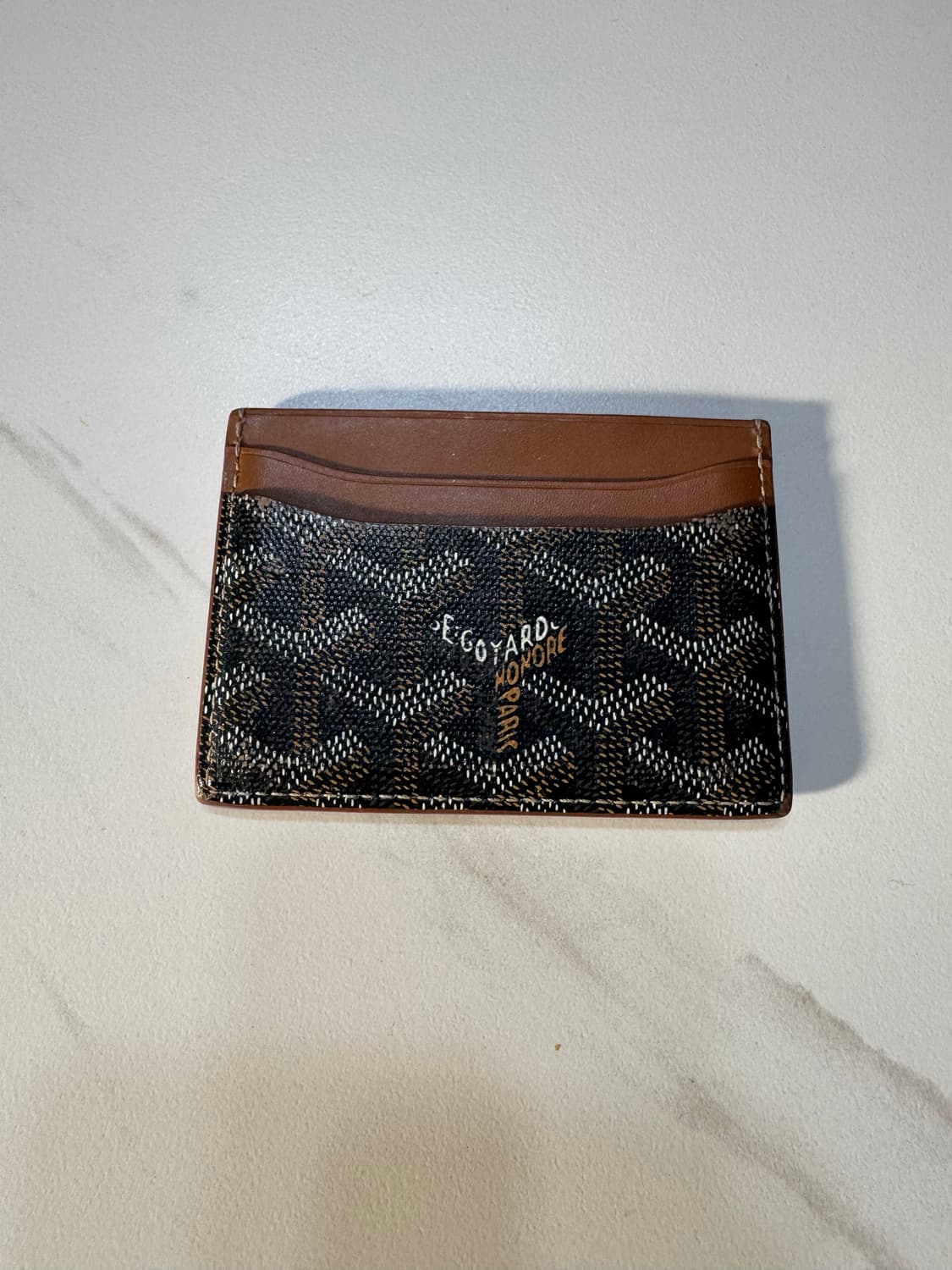 고야드 카드지갑 브라운 상품이미지1