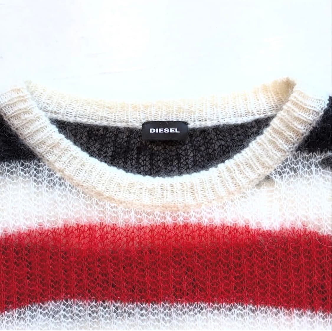 디젤 모헤어 그런지 펑크 스웨터 상품이미지6