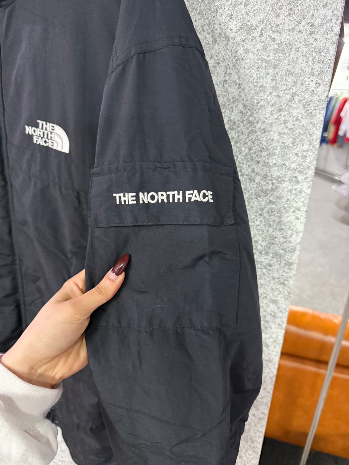 노스페이스 고프코어 바람막이 자켓 블랙 B4704 상품이미지6