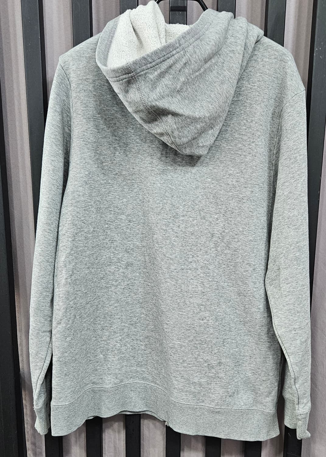 나이키 빅로고 빈티지 그레이 후드집업 XL 상품이미지2