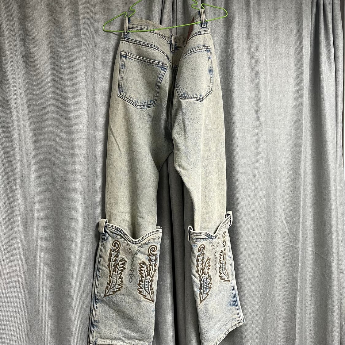 와이프로젝트 카우보이 커프스 데님 진 상품이미지2