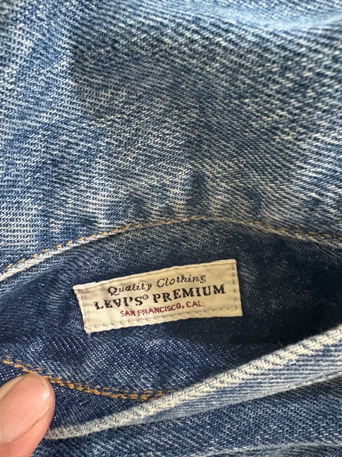 Levis 리바이스 리버시블 레오파드 데님 자켓 M 상품이미지5