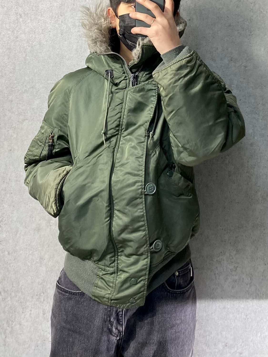 [M] 90s USA 알파인더스트리 N2B 플라이트 자켓 상품이미지9