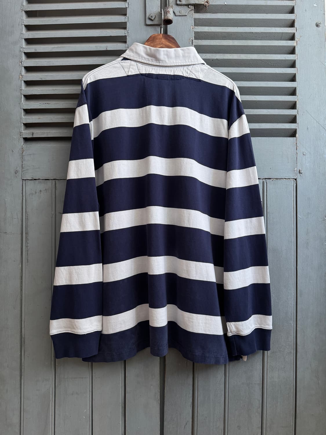 [2XL]폴로 랄프로렌 네이비 스트라이프 럭비 티셔츠 상품이미지7