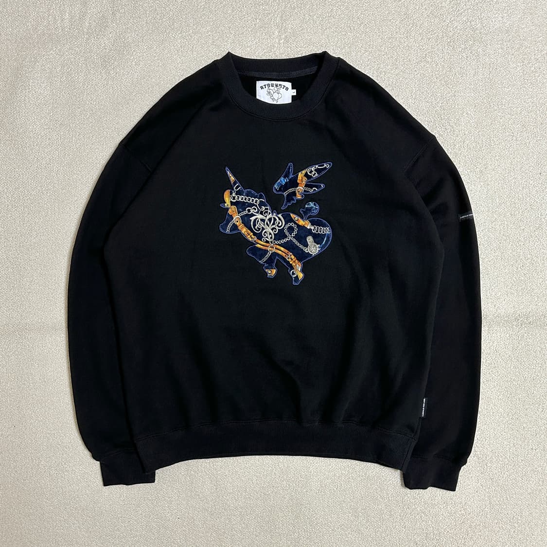 아조바이아조 핑크 라벨 유니콘 스웨트셔츠 상품이미지2