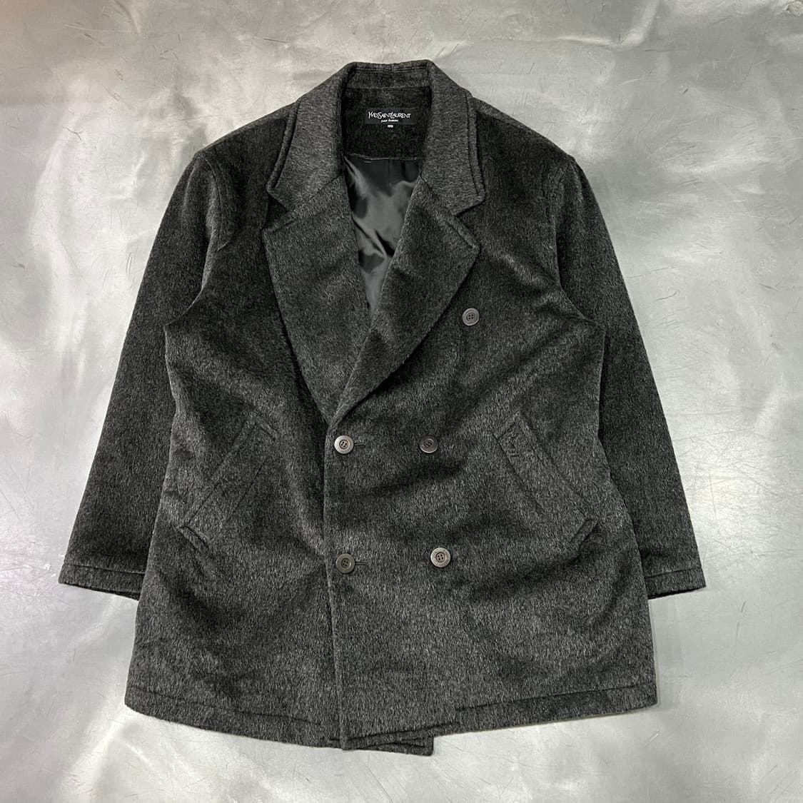 입생로랑 모헤어 더블 코트 y14603 상품이미지1