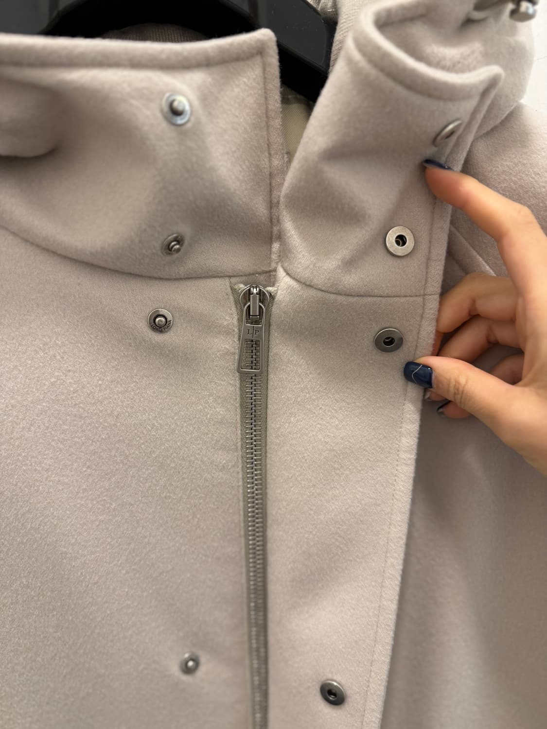 (새상품) 로로피아나 나란캐시미어 후드코트 XL 상품이미지3