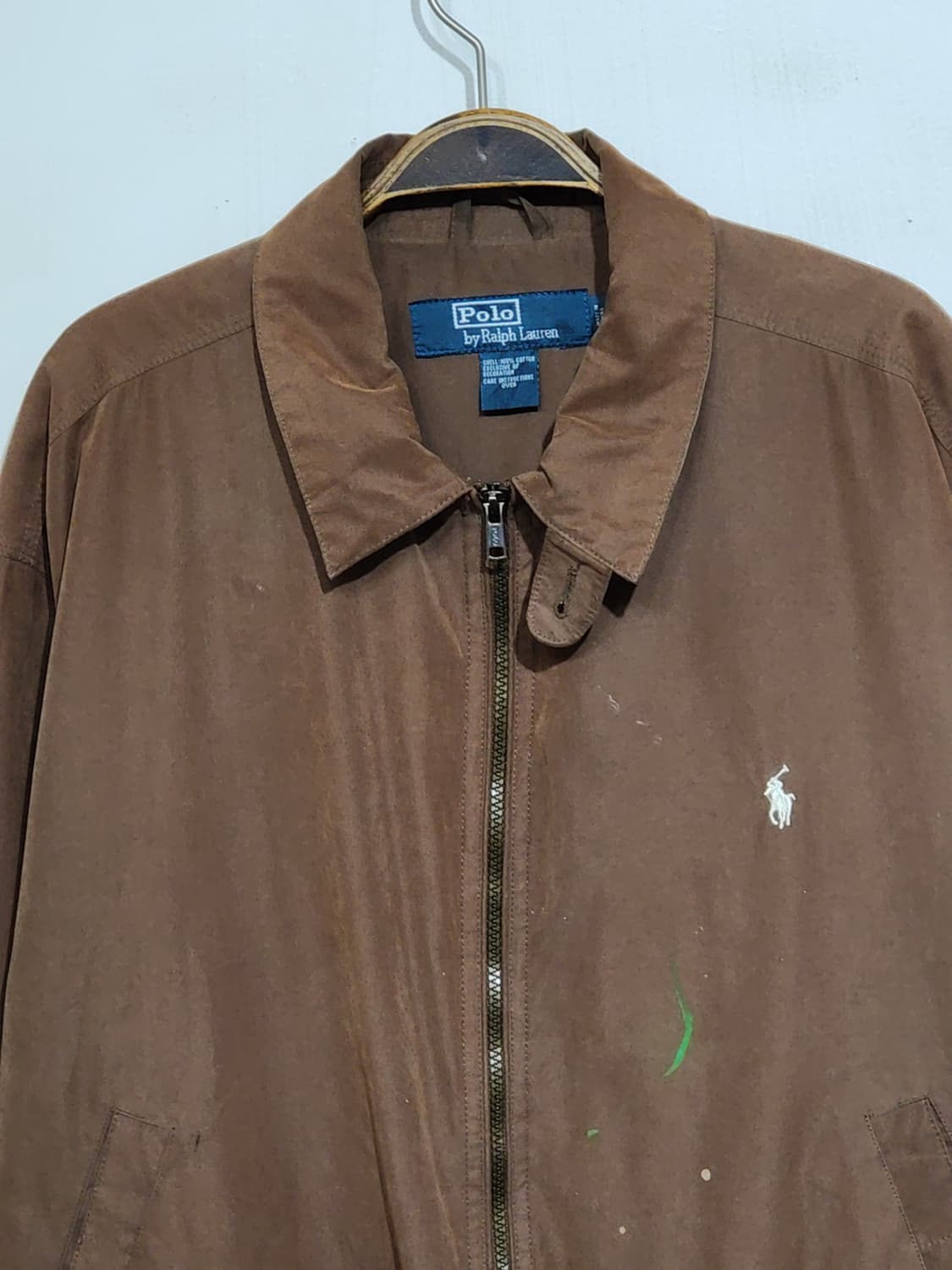 (XL) 랄프로렌 폴로 블루종 점퍼 브라운 페인팅 자켓  상품이미지2