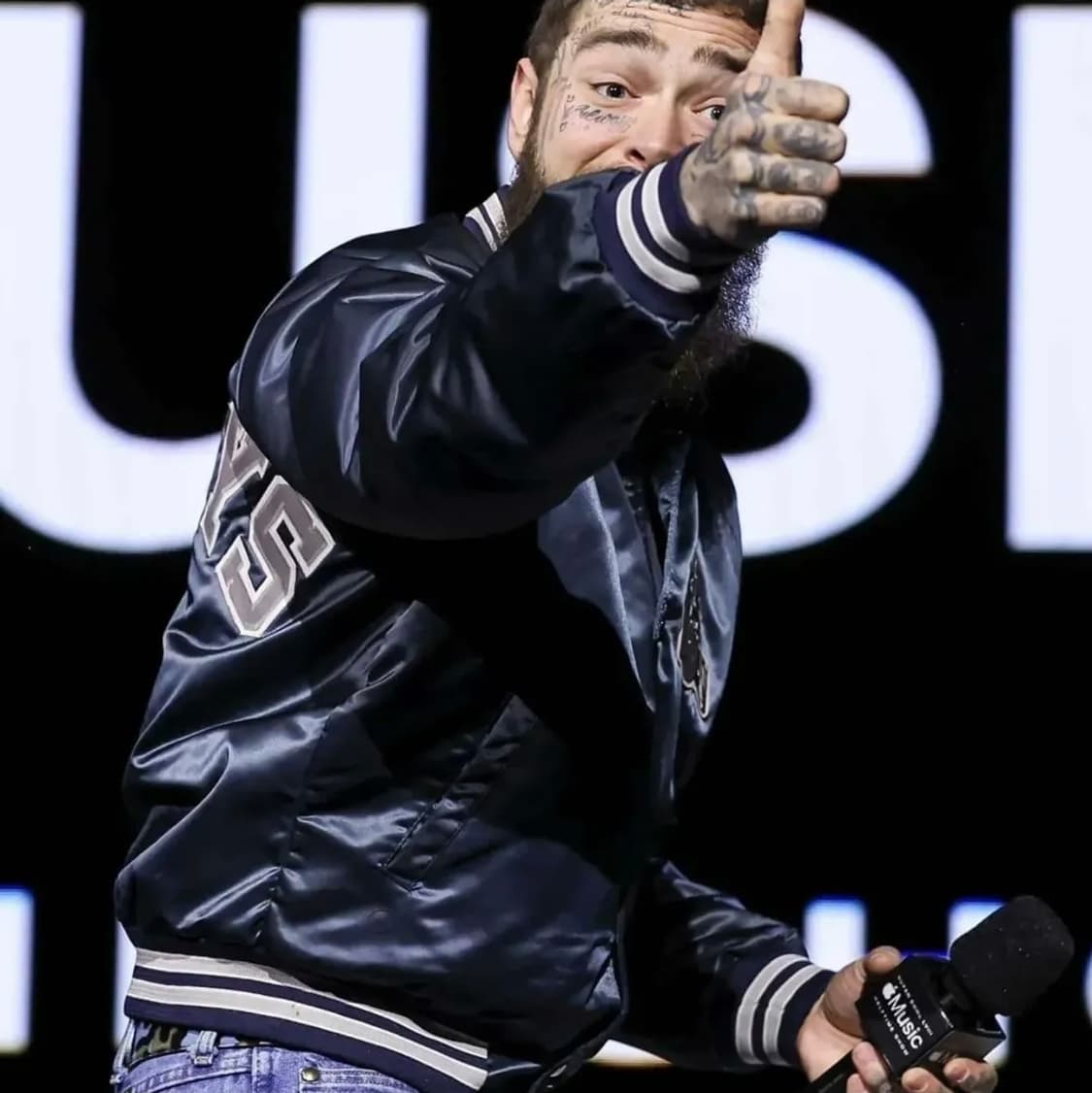 (포스트 말론 착용)90's 초크라인 댈러스 카우보이 새틴 바시티 자켓 상품이미지6