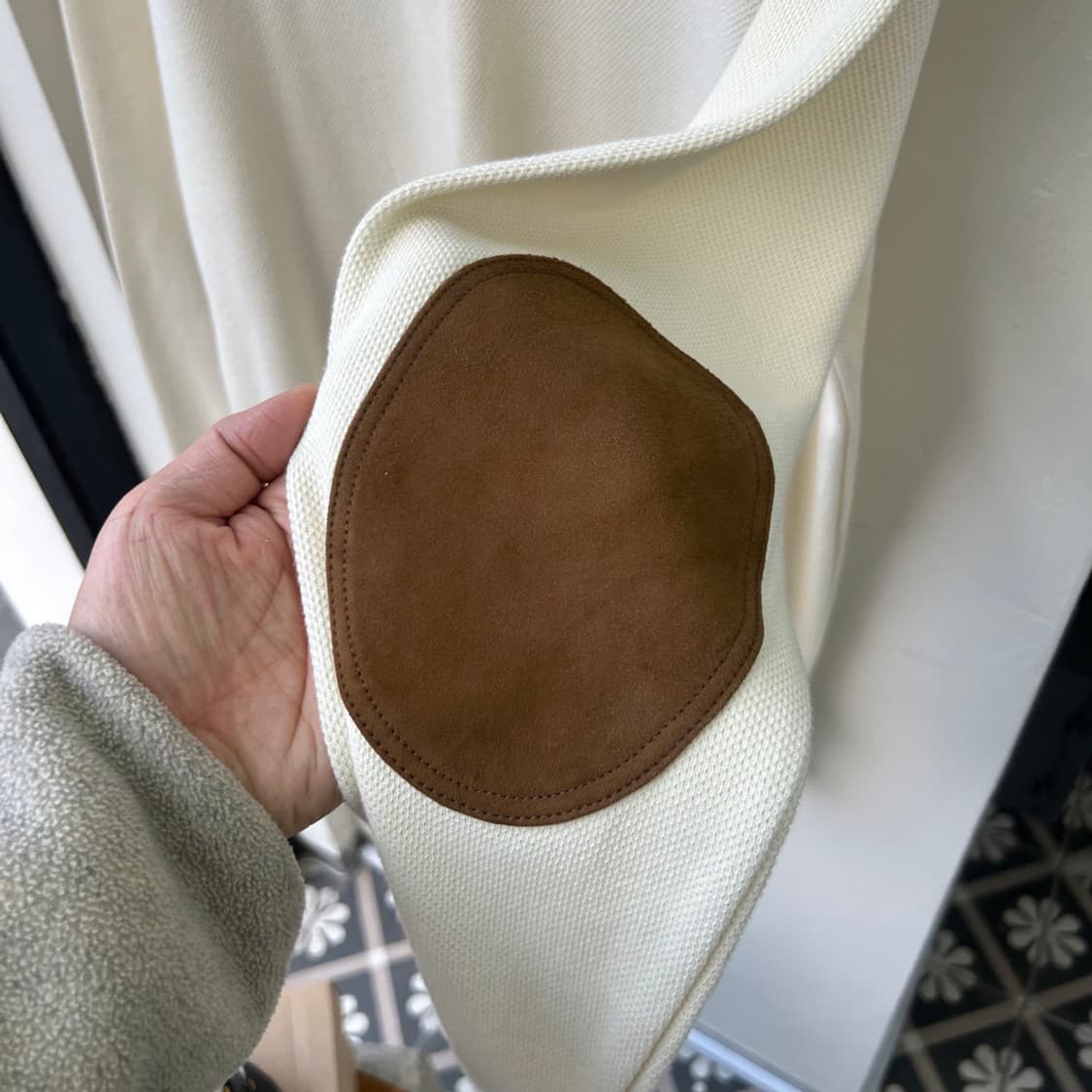 16277 - 폴로 랄프로렌 화이트 반집업 니트 상품이미지3