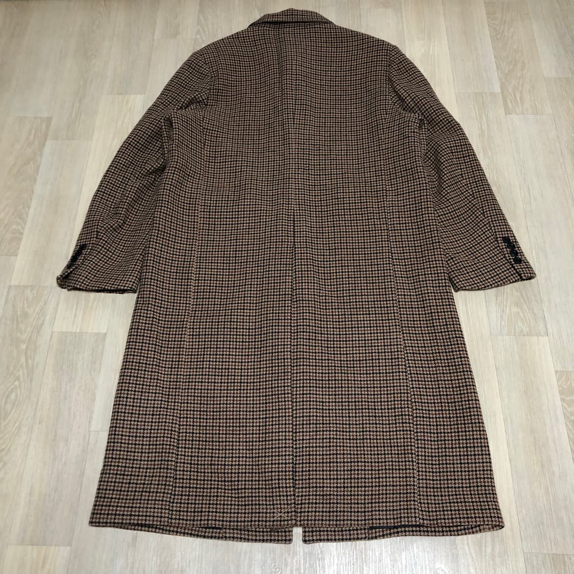 (52) 새상품 노이어 noirer 하운드투스 오버사이즈 맥 코트 상품이미지7