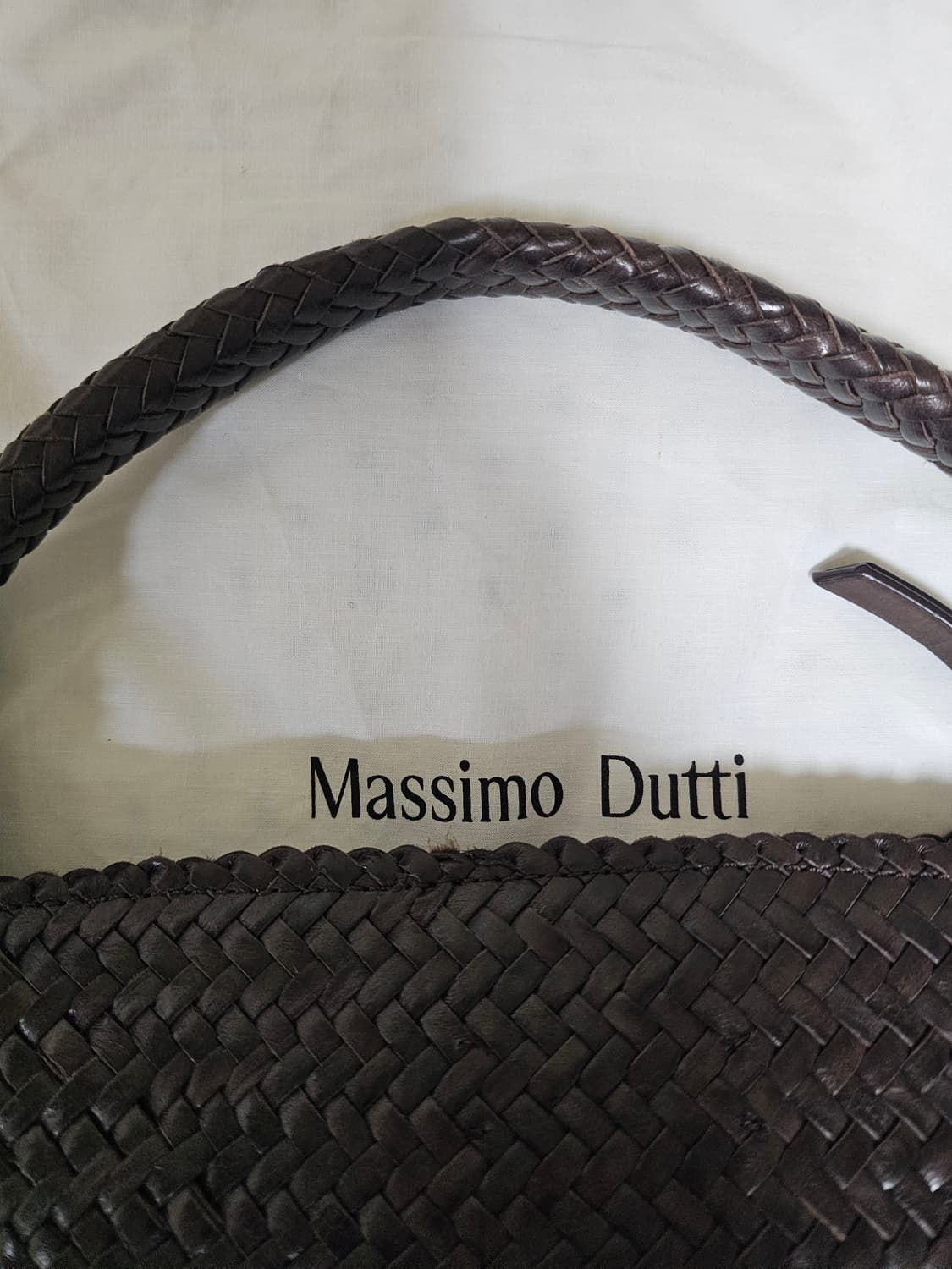 마시모두띠 나파 레더 우븐 버킷백 상품이미지6